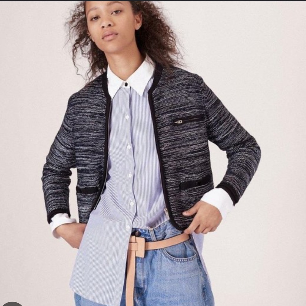 Rag & Bone Rosalie Sweater Cropped Jacket XS